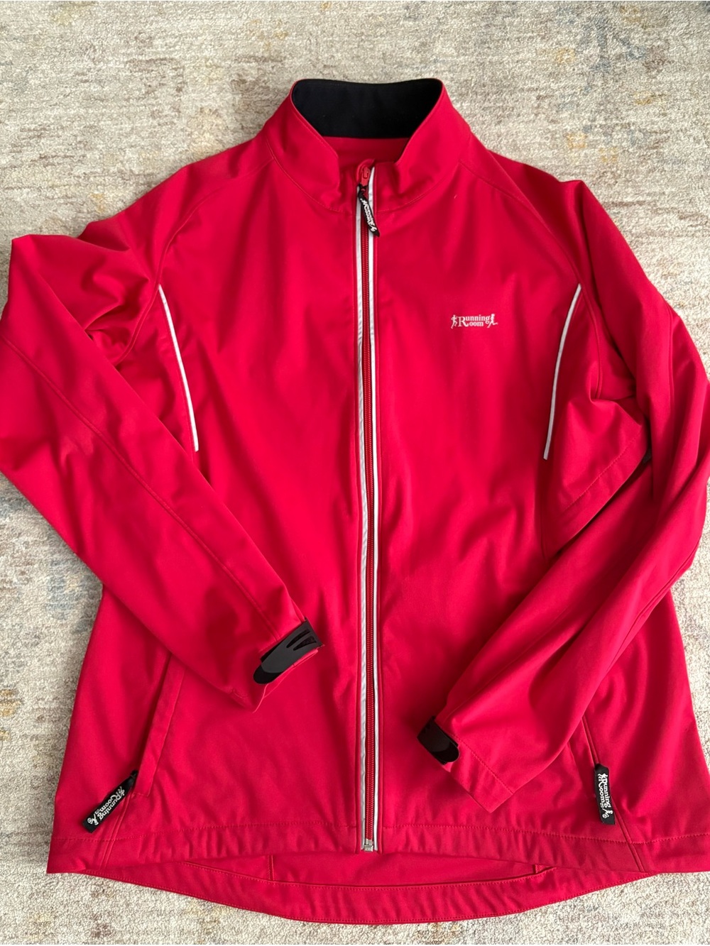 Women’s Red Softshell Running Jacket